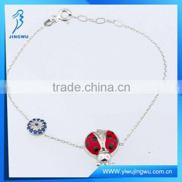 2014 Fashionable Lady Bug Design Evil Eye Bracelet