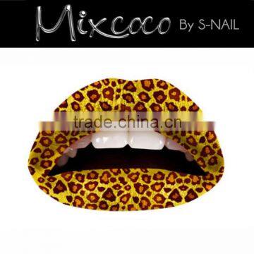 New Fashionable Sexy Lip Country Flag Temporary Tattoo Sticker for Girls photo-3