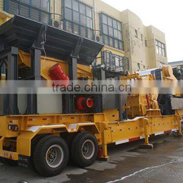 High performance mobile impact crusher and high yield crushing equipement