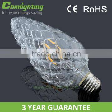 120v 230v 2200k led filament bulb with e27 e26 b22 base OEM design