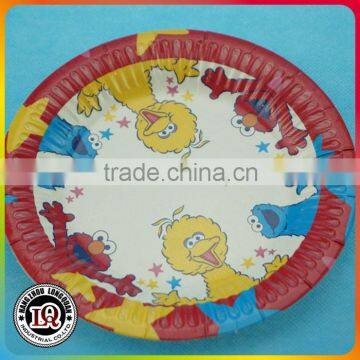 Disposable 7" Custom Printed Partyware Round Paper Plate photo-2