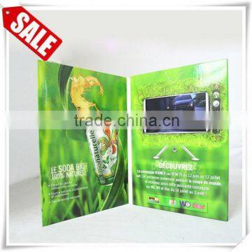 4.3 Inch LCD Video Brochure Cards And Video Gift Cards