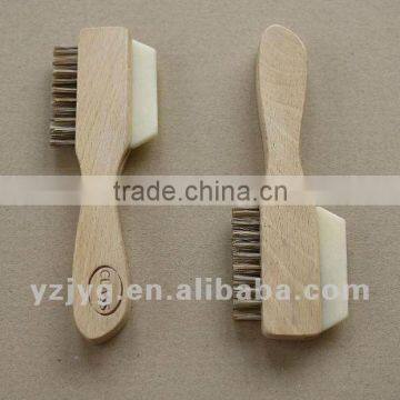 FSC wooden polish shoe brush