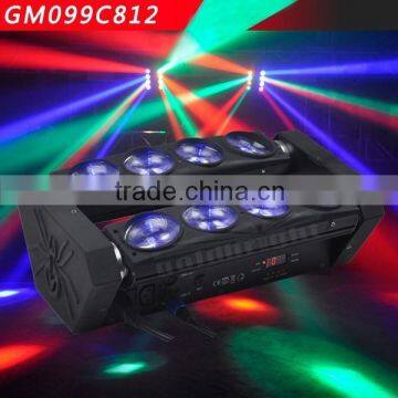 RGBW eight lens stage special effects led scanner stage light new led disco DJ