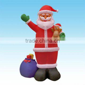 Christmas decoration inflatable santa with gifts