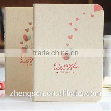 Customized paper print cheap journals notebooks / dairy book /pocket book