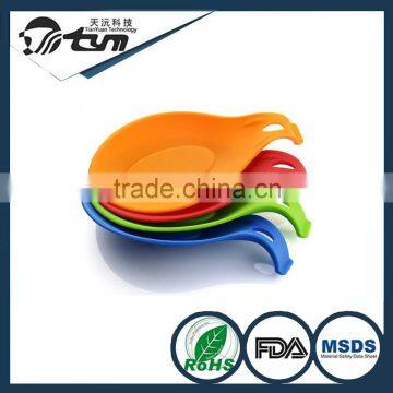 Oem Welcome Kitchen Tools Food Grade Silicone Spoon Rest photo-3