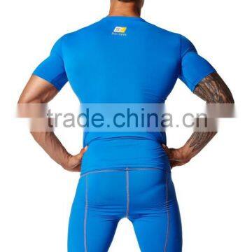 Wholesale Youth Gym Compression Cool Sexy Wear Fabric Dark Blue photo-6