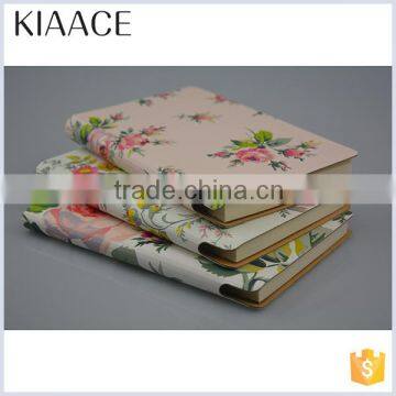 High quality flower printed notebook stationery supplies