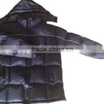 Men Polyester Heavy Puffer Jacket Stock