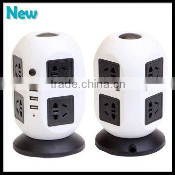 Universal Power Strip Socket 8 Outlets With Circuit Breaker Home/ Office Over Current Protector