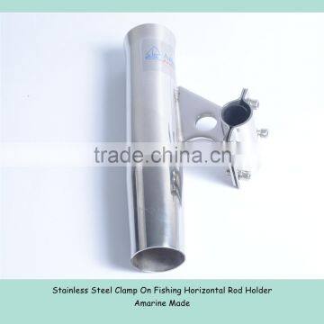 Stainless Steel Clamp On Fishing Horizontal Rod Holder photo-4