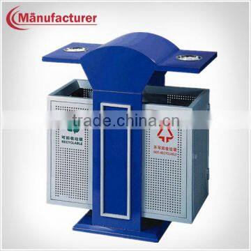 Outdoor Metal Sortable Recycling Rubbish Bin /Waste Acceptable Can/Public Dustbin