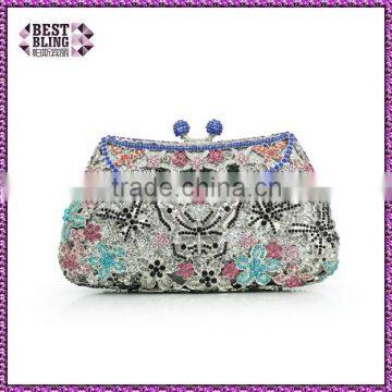 Factory price box purse frame clutch ladies wholesale women purse handbag