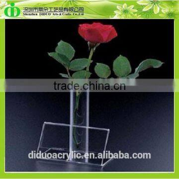 DDV-015 Trade Assurance Chinese Factory Wholesale SGS Test Clear Plastic Flower Holder