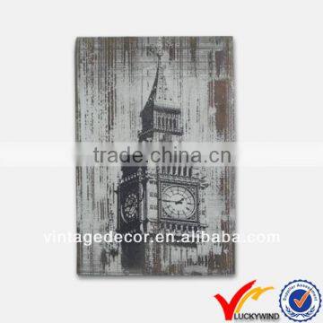 shabby big ben art minds wood crafts decorative painted wall plaques