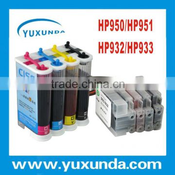 Continous ink supply system for HP950/HP951/HP933/HP932 with resettable chip