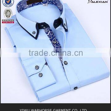 Men easy care business style shirts