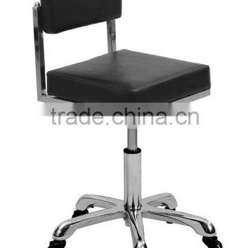 square stainless steel frame salon stool M301A