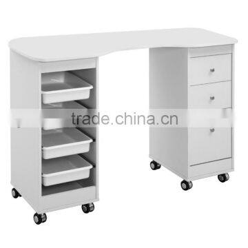 white color surface lining manicure table M733