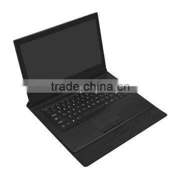 13.3inch tablet pc leather keyboard case for windows