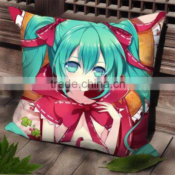 New Hatsune Miku - Vocaloid Anime Dakimakura Square Pillow Cover SPC13