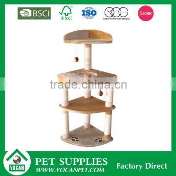 Factory supplier wooden cat tree condo parts