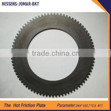 High Quality excavator forklift loader bulldozer friction brake plate 81T