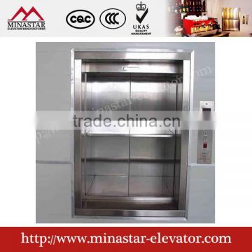 Electric dumbwaiter restaurant dumbwaiter lift residential kitchen food elevator for sale