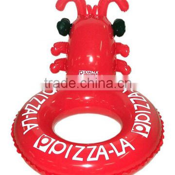 Centipede head PVC cute inflatable children swimming ring