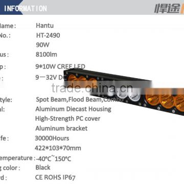 high brightness outdoor led work light high power 10watt spot beam 30W aluminum bracket light bar