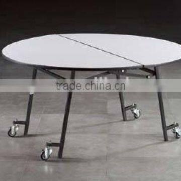 Popular banquet table with wheel