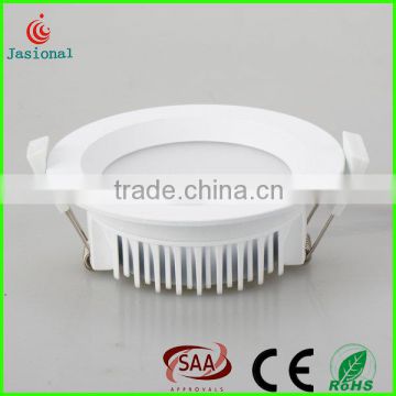 240v SAA white trim fixed 4000k 12w led downlight australian standards