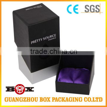 Luxury handmade paper perfume box with satin inside