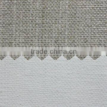 High grade Smooth texture 410gsm quadruple primed 100% linen canvas roll