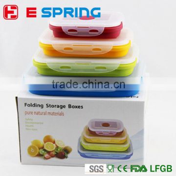 With Removable Ice Pack Refrigerator Crisper Colorful Salad Snack Food Container For Kids Lunch Box