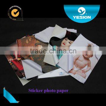 oem odm Micro Porous sticker photo paper 150gsm high gloss label paper waterproof stickers printing