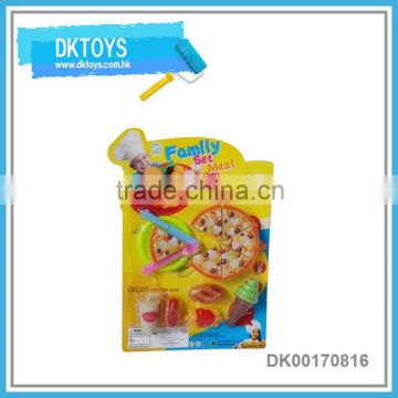 Food toys and pizza type for kids to play