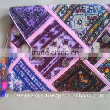 Vintage style 2015 Handmade banjara clutch bag Tribal Embroidered Clutch Bag Handmade Purse