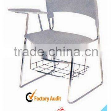 hotsale plastic school training chair withtable arm AH-008