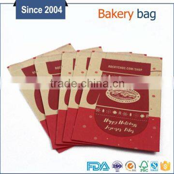 Wholesale Eco Friendly Food Grade Greaseproof Kraft Paper Bag for Bread Packaging photo-6