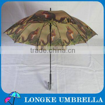 Animal Printing Eekhoorn Umbrella Straight Umbrella photo-2