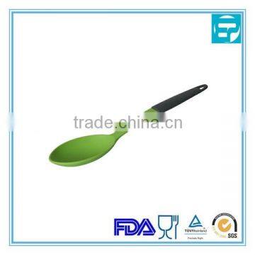 Hot product 8pcs green nylon kitchen utensils with unique handle