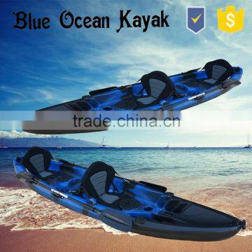 Blue Ocean summer professional double person touring kayak/atv touring kayak