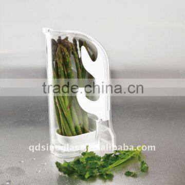 SINOGLASS Trade Assurance Unique Design Easy Access SWING Shape Plastic Herb Keeper photo-6