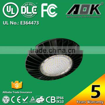 IP65 IK10 UL DLC TUV GS CE RoHS SAA Listed UFO LED High Bay Light 100W photo-3