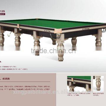 12 ft Star Steel Cushion WPBSA Approval Snooker Table XW106-12S