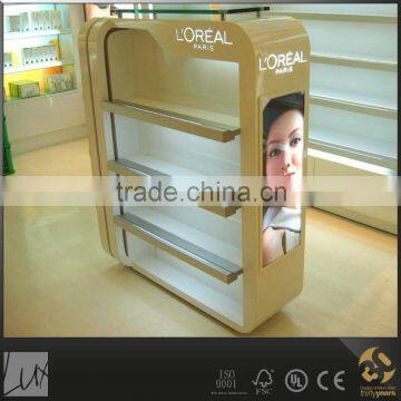 High quality cosmetic display fixture for makeup shop decoration