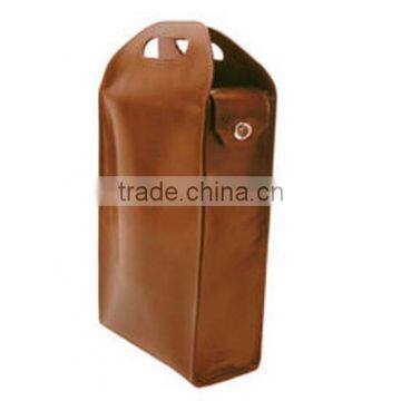 Wholesale Two bottle Wine Leather Carrying Case