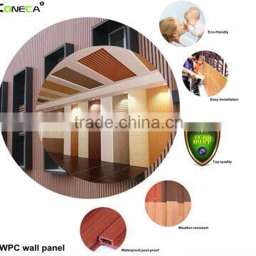 Waterproof WPC wall panel,eco-friendly wood plastic composite wall decoration cladding